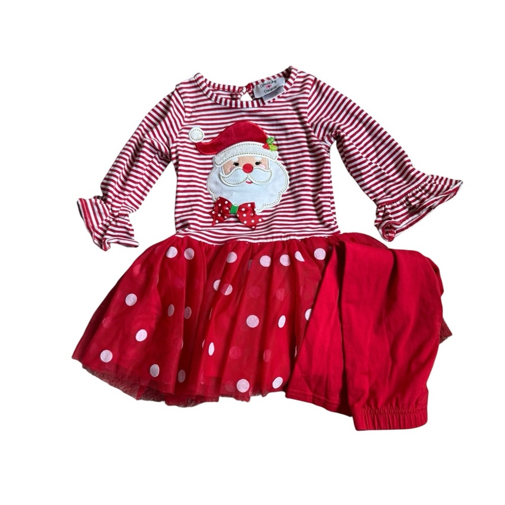 Festive Red Santa Kids Matching Set